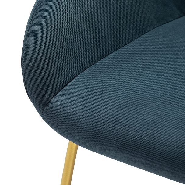 Кресло Kent Diag blue/Линк золото - Вид 6