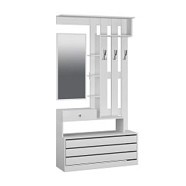 Ямайка Центральная секция ЯПЦС-1 (1100*2100*350) белый - Фото предпросмотра