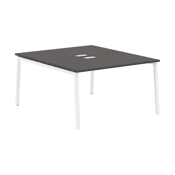 Стол 2-х местный ELWST 1316 Мокко/Белый 1360х1606х750 EDIS - Вид 1