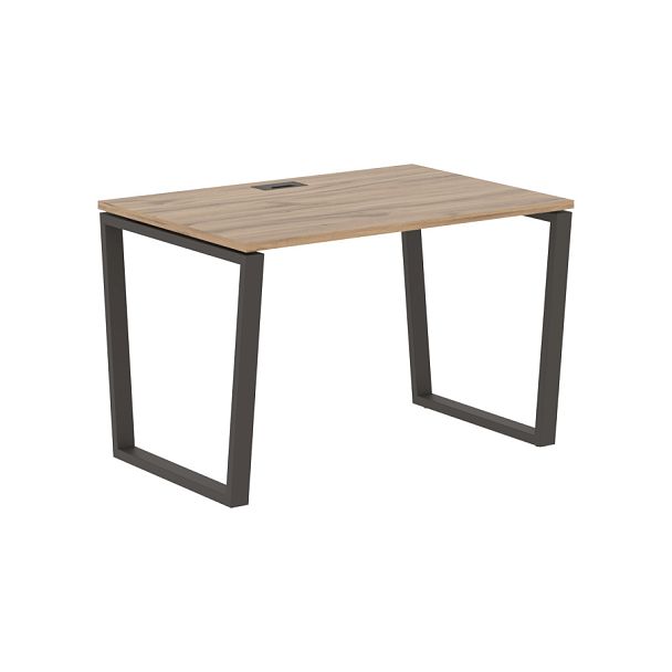 Стол прямой EVST 1180 Дуб Денвер светлый/Мокко 1160х800х750 EDIS - Вид 1