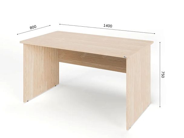 ЛАЙТ / LIGHT RLG003-14x8 Прямоугольный стол 140x80x75 Дуб Сонома - Вид 2