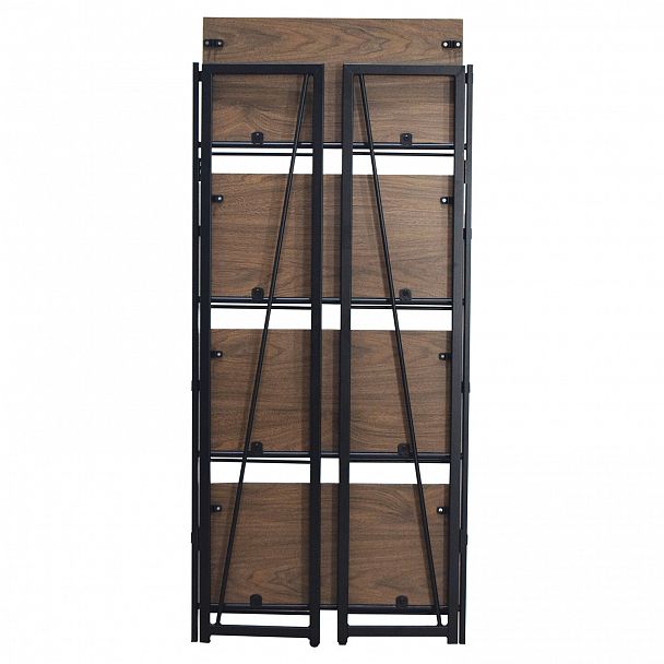 Стеллаж на металлокаркасе "BRABIX LOFT SH-001", 600х300х1250 мм, складной, цвет морёный дуб, 641228 - Вид 6