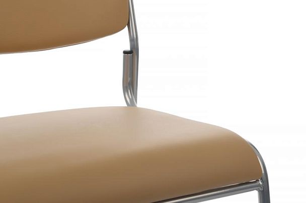 Кресло Nix RCH OMKL-02 Бежевый/Металл окрашенный Хром - Вид 9