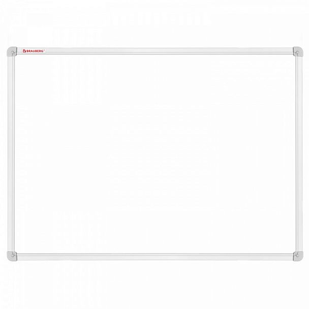 Доска магнитно-маркерная 70х50 см, алюминиевая рамка, ГАРАНТИЯ 10 ЛЕТ, РОССИЯ, BRAUBERG, 238185 - Вид 1
