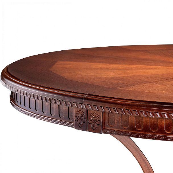 Стол деревянный раскладной Лорден D120 Миланский орех - Вид 13