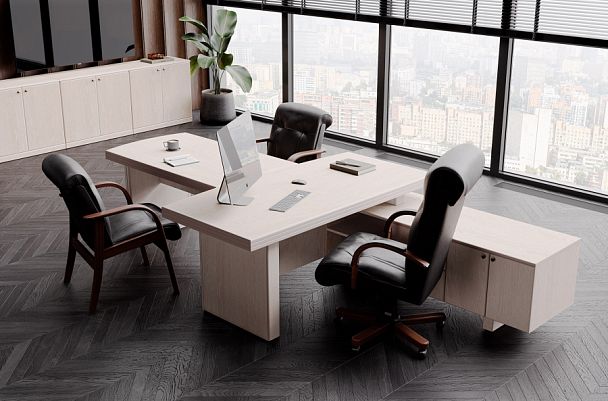 Стол письменный Capital 220x100x77 дуб апрельский - Вид 5