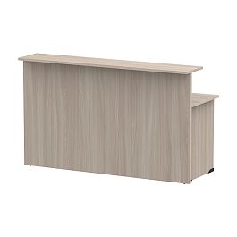 Стойка ресепшн прямая СР-180/60 ясень шимо светлый - Фото предпросмотра