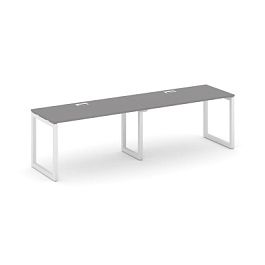 Стайл Проджект Рабочая станция односторонняя SN-5O.ORS-001 Серый Пепел/Металл Белый 1960*600*750 - Фото предпросмотра