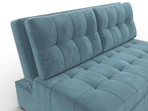 Диван прямой Лига-107 (140) Велюр бирюзовый - Вид 4