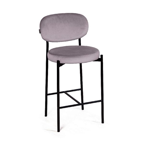 Стул полубарный Mason, бархат серый 27 - Вид 3