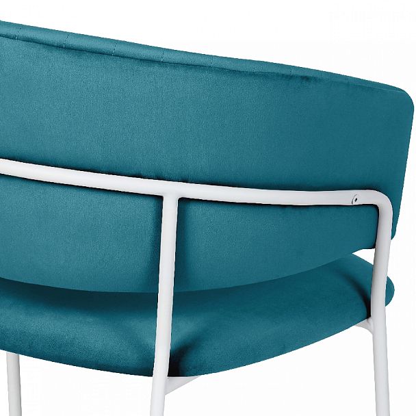 Стул кухонный Даксон изумрудный велюр/белый - Вид 9