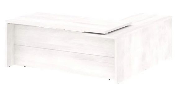 YALTA LT.C-20 (L) Стол руководителя угловой, левый Yalta кабинет руководителя  Снежная Патина - Вид 1