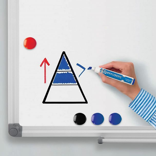 Доска магнитно-маркерная 60х90 см, алюминиевая рамка, BRAUBERG "Extra", 237554 - Вид 16