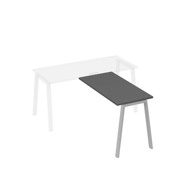 Брифинг-приставка опоры TRE A4 А4 Б3 072 БП антрацит премиум / металлокаркас серый - Вид 1