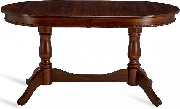 Стол деревянный раздвижной Барэнт 150(190)х90х76 Античный орех - Вид 2