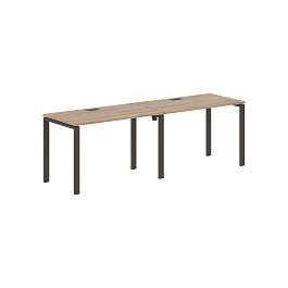 Стол 2-х местный EUWST 2367 Дуб Денвер светлый/Мокко 2326х670х750 EDIS - Фото предпросмотра