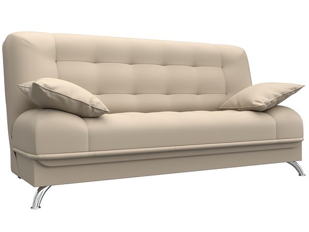 Диван Книжка Анна (полностью экокожа бежевая) - Вид 1