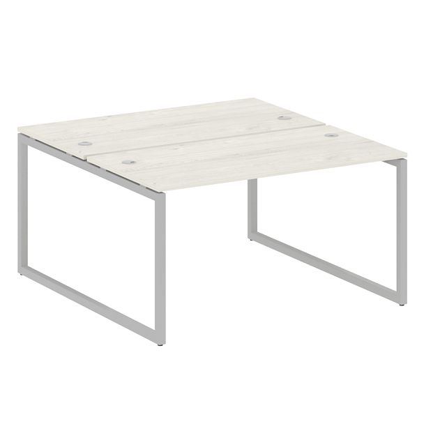 Metal System Quattro Р. ст. на О-образном м/к 40БО.РАС-СП-2.3 Дуб наварра/Серый металл 1400*1475*750 - Вид 1