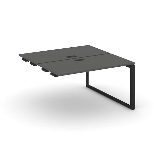Style Project Next Стол-приставка к опор. элем. SN-59O.DPRS-021 Антрацит/Металл Черный/Черный Заглушка 980*1632*750 - Вид 1