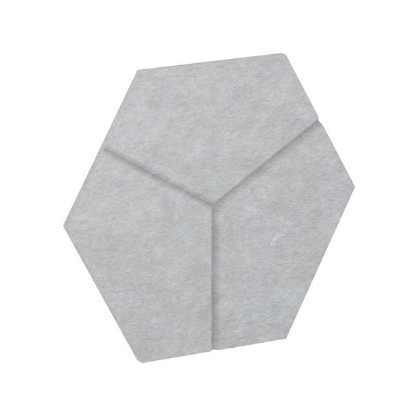 AcustiX Настенная панель шестигранная (3 луча) VE.NP-6G3L-100 Зимний Лес 200*173*12(сторона 100мм) - Вид 1