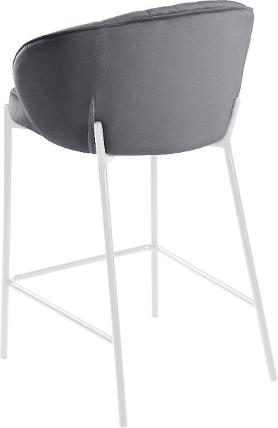Комплект полубарных стульев Миэль серый/белый, 3 шт. - Вид 5