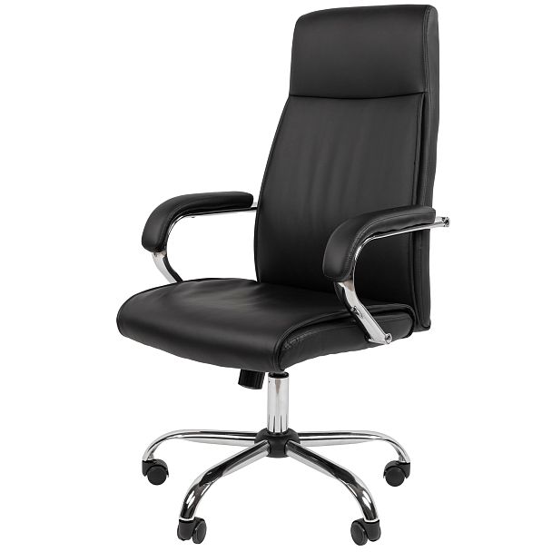 Кресло CHAIRMAN CH425, экокожа, черный - Вид 2