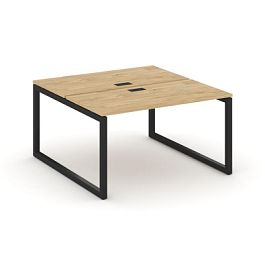 Стайл Проджект Рабочая станция 2-х сторон. SN-5O.DRS-001 Тиквуд Светлый/Металл Черный 980*1232*750 - Фото предпросмотра