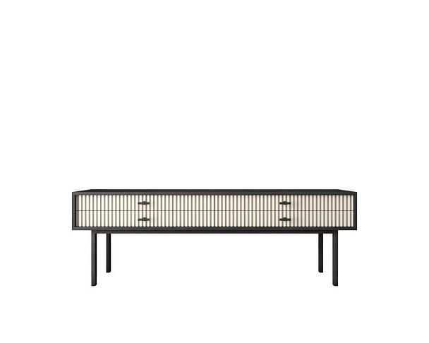 Консоль с двумя ящиками Emerson арт EM23/milky/L - Вид 1