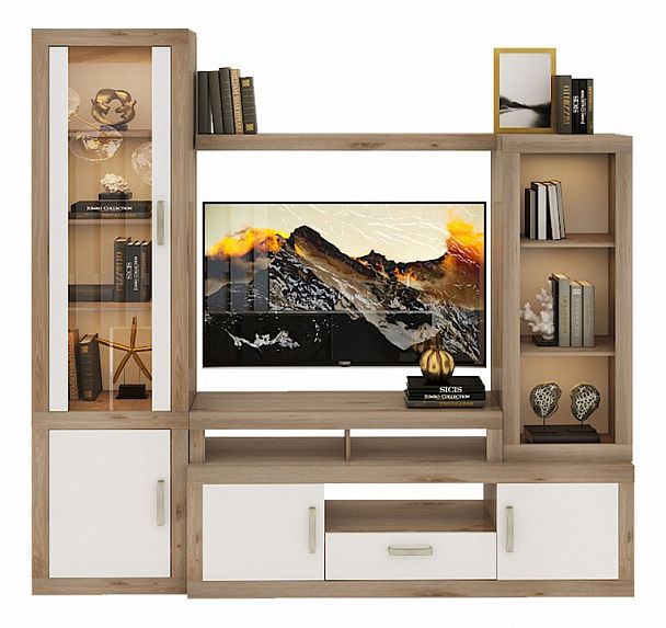 Стенка-горка Toivo ГСТ 1 Белый/Нельсон - Вид 1