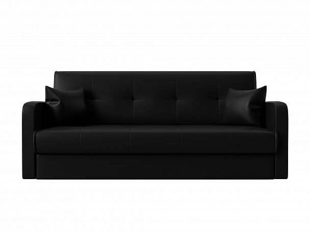 Диван книжка Надежда (полностью экокожа черная) - Вид 2