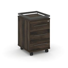 Rift Тумба мобильная усиленная + рамка RF.TM-003 Дуб Мали/Металл Антрацит 416*460*665 - Фото предпросмотра