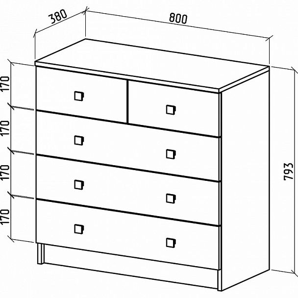 Комод Бостон-10 - Вид 2