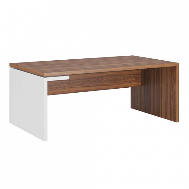 Стол рабочий левый Zion 180x100x74 орех - Вид 1