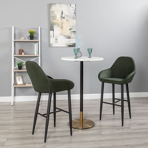 Кресло Бар.Kent тёмно-зеленый/черный - Вид 10