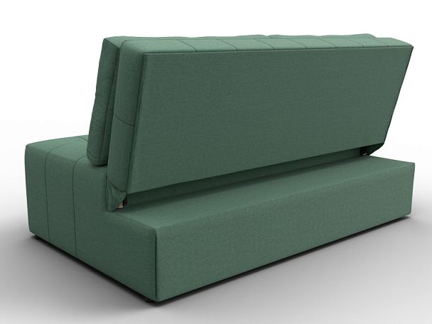Диван прямой Лига-107 (140) Рогожка зеленый - Вид 5