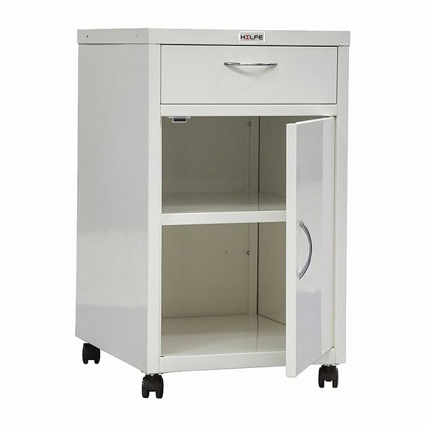 Тумба медицинская подкатная HILFE "МД ТП-2" 710х420х490мм, цвет белый, S26199402209 - Вид 2