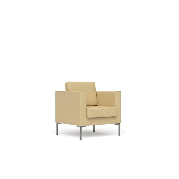 Кресло  Мальта / Malta malta-1 экокожа бежевая CN1123 - Вид 1