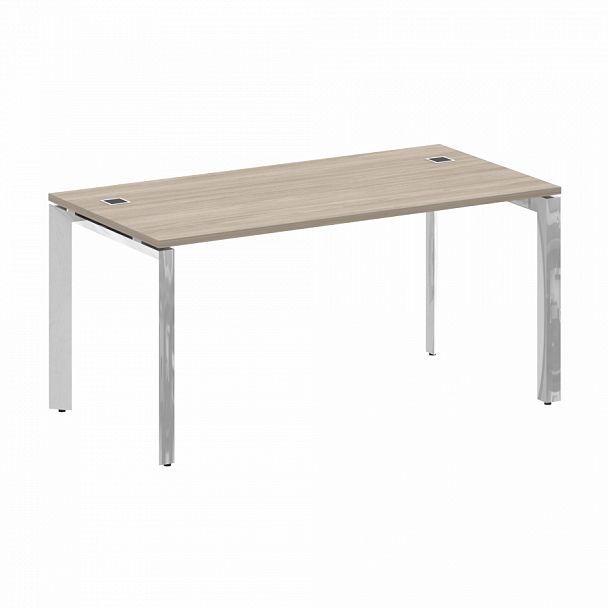 Стол рабочий руководителя на П-образном м/к "ONIX DIRECT LUX" M-O.MP-SRR-4.8 дуб аттик - Вид 1