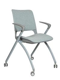 Стул / Like  grey / светло-серый ткань - Фото предпросмотра