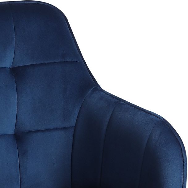 Комплект полубарных поворотных кресел Мони К, Confetti blue/белый, 4 шт. - Вид 9