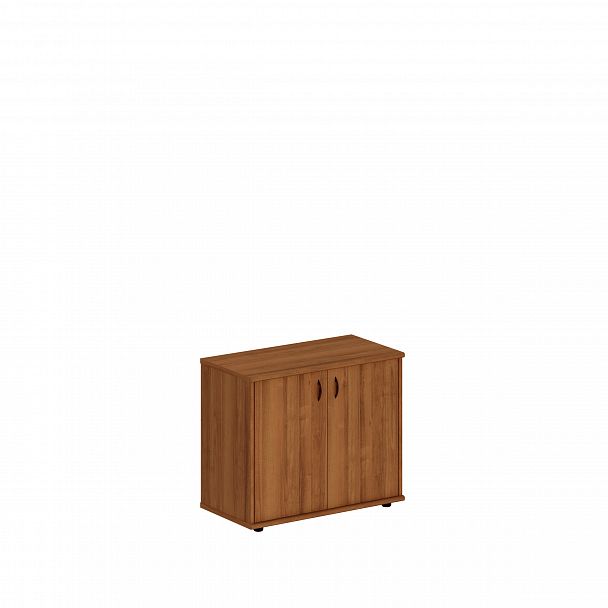 Шкаф закрытый низкий "Престиж" Исп.04 темный орех - Вид 1