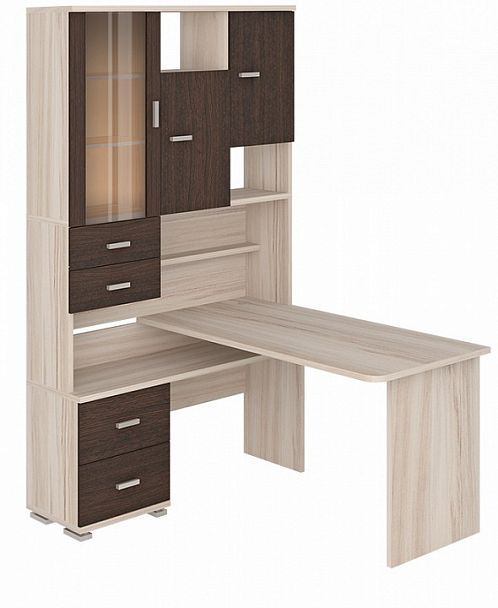 Стол компьютерный Домино СР-620/140 Венге/Карамель левый - Вид 2