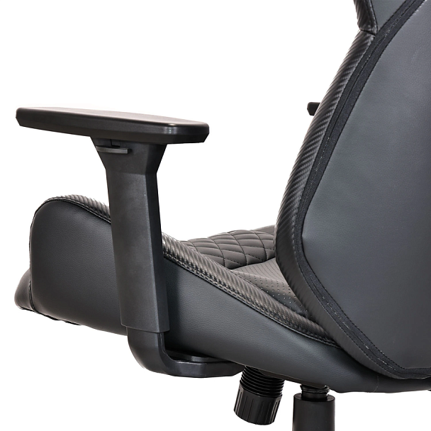 Кресло BRABIX PREMIUM "Tokyo EX-595", регулируемый подголовник, рециклированная кожа, черное, 532975 - Вид 12