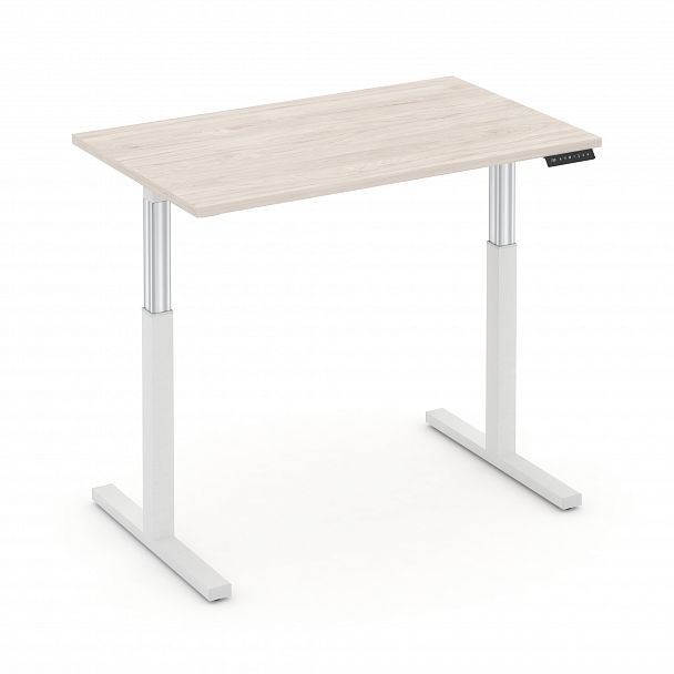 Стол электроподъемный "MOVE UP" MV.SE-2.7 Белый металл /  Денвер Светлый - Вид 2
