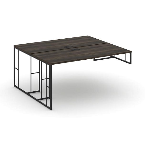 Rift Рабочая станция для опорной тумбы RF.DRSOT-014 Дуб Мали/Металл Черный 1580*1432*750 - Вид 1