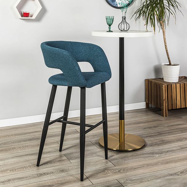 Кресло Бар.Hugs синий/черный - Вид 12