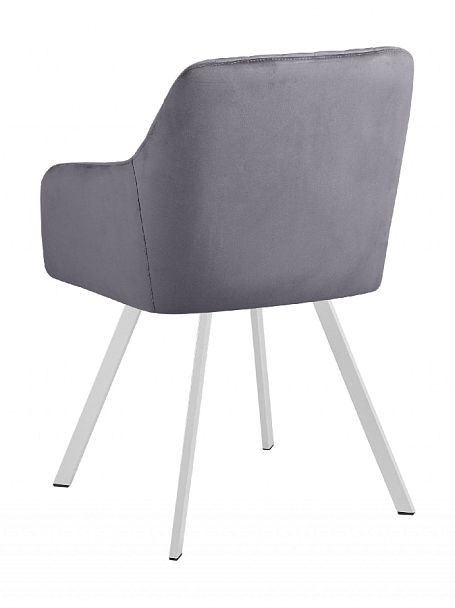 Комплект кресел Барли, темно-серый H-15/белый, 3 шт. - Вид 5