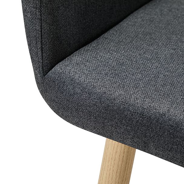 Кресло Oscar тёмно-серый/нат.дуб - Вид 6