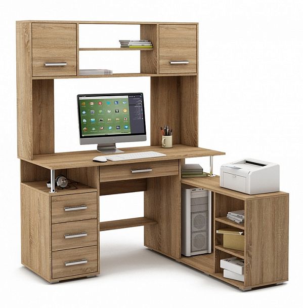 Стол письменный Амбер-24Я - Вид 1