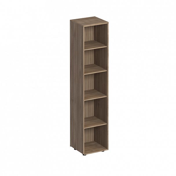 Стеллаж высокий узкий "Комфорт" К 428 дуб шамони темный - Вид 1